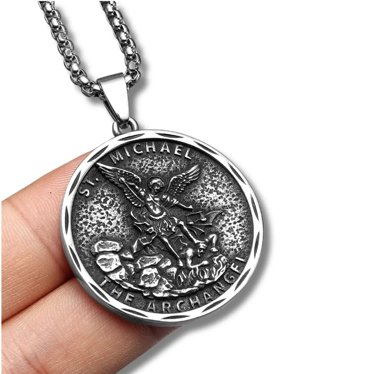 Colar Masculino São Miguel Guardião