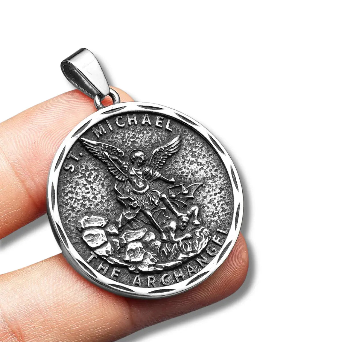 Colar Masculino São Miguel Guardião