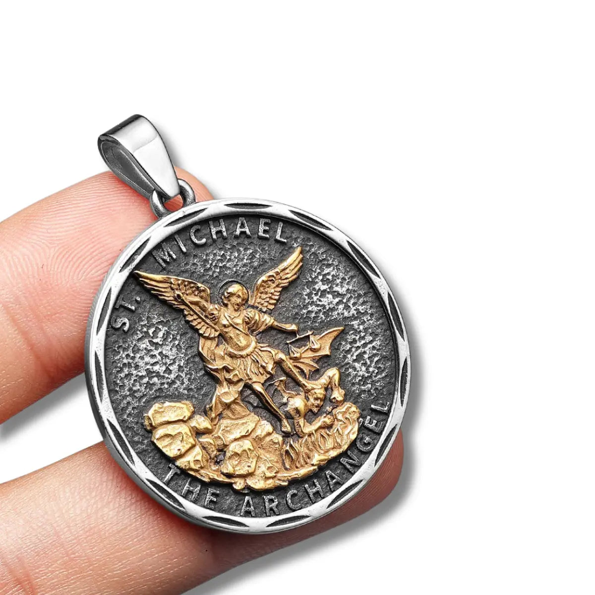 Colar Masculino São Miguel Guardião