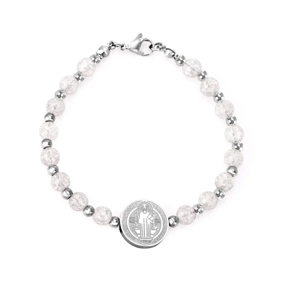 Pulseira Feminina São Bento com Cristais