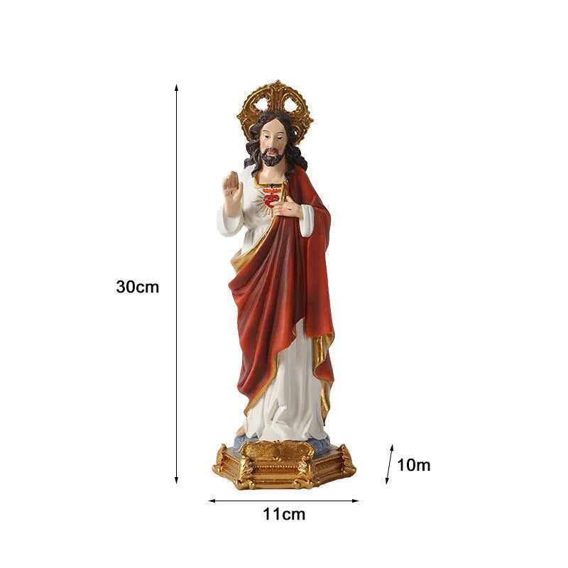 Imagem Sagrado Coração de Jesus em Resina - Beleza e Espiritualidade