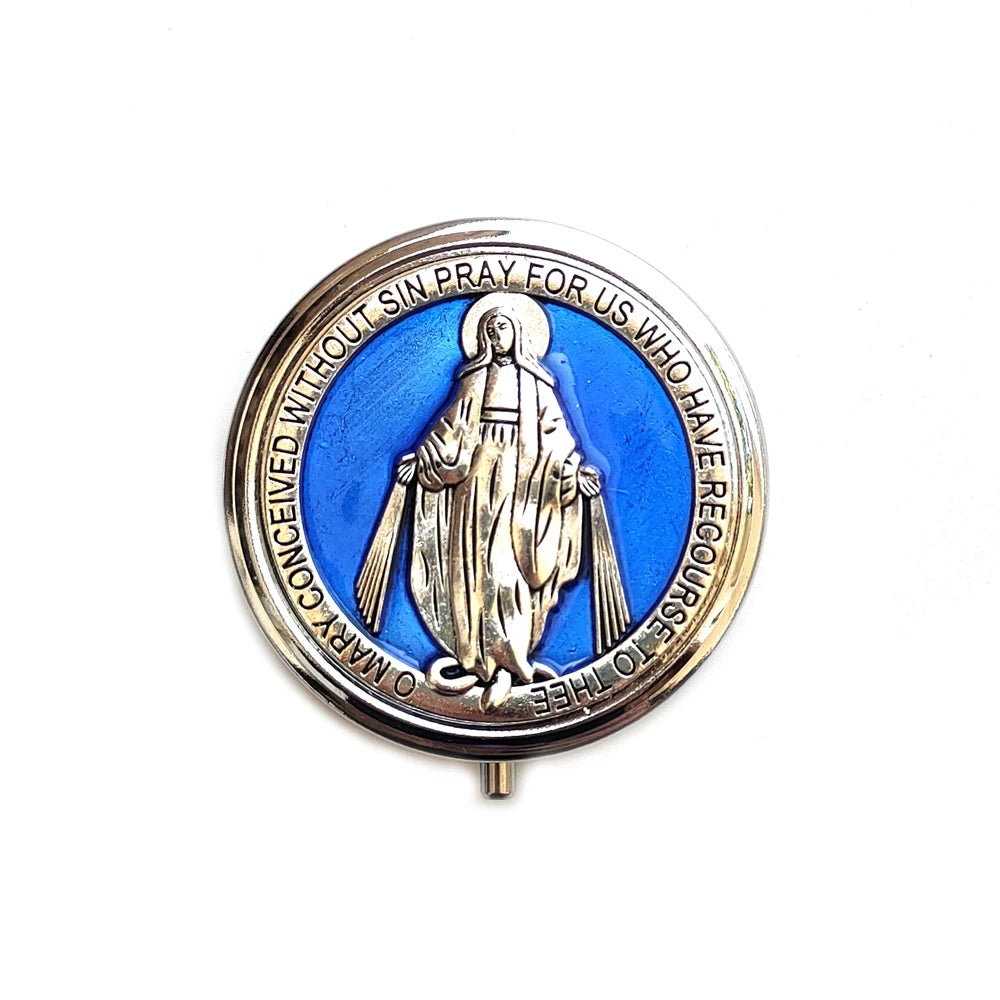 Caixa de Presente Religiosa - Porta Terço e Joias Religiosas