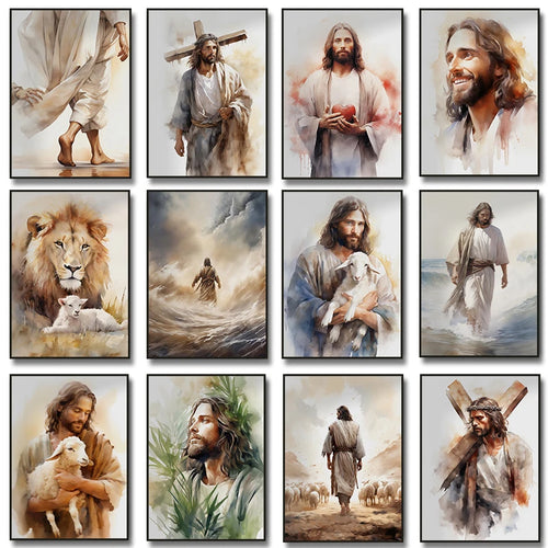 Arte Sacra em Tela - Jesus é o Cordeiro de Deus