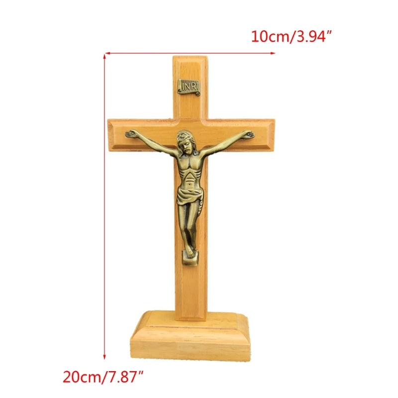 Crucifixo de Madeira INRI 20 cm