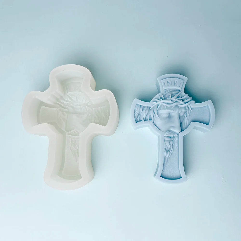 Molde de Silicone Cruz de Jesus - Arte Religiosa