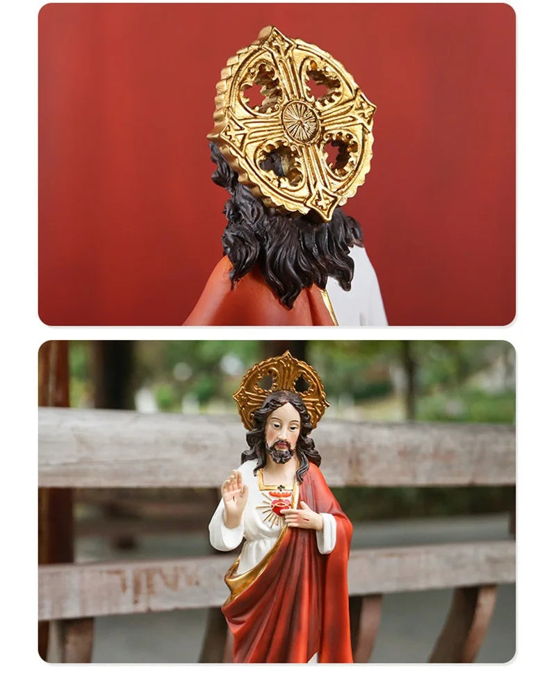 Imagem Sagrado Coração de Jesus em Resina - Beleza e Espiritualidade