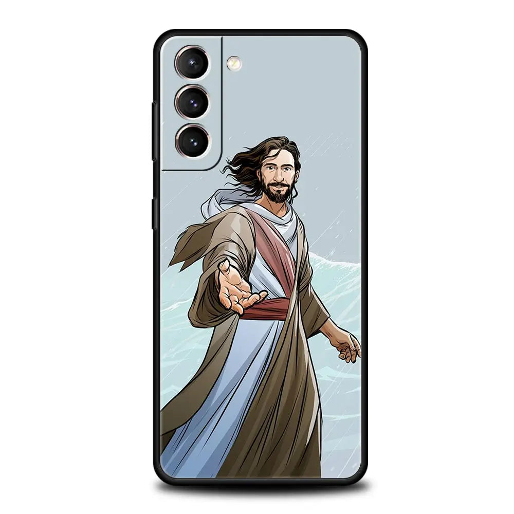Capa Religiosa para Samsung Galaxy - Fé e Proteção