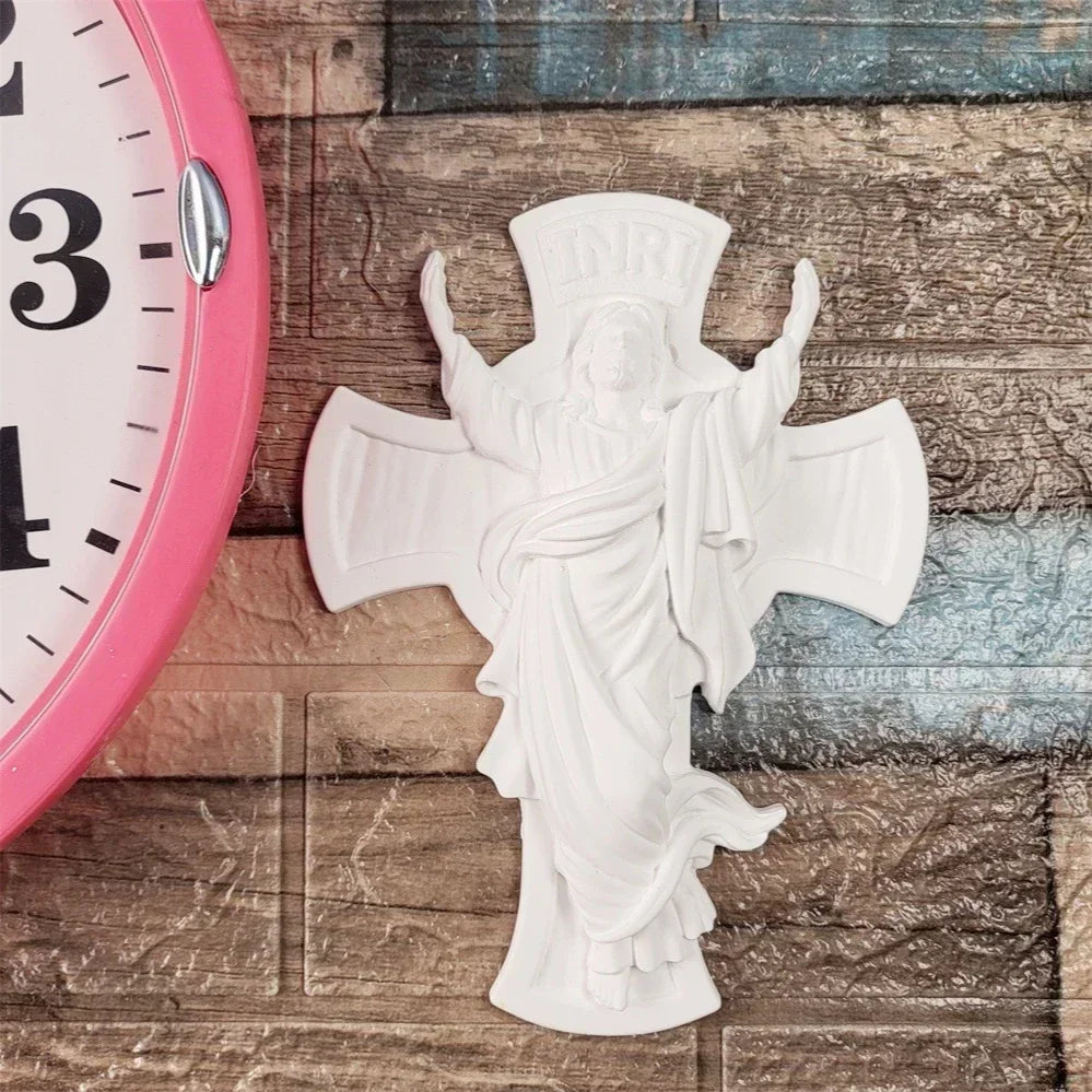 Molde de Silicone para Cruz de Jesus - Decoração Religiosa