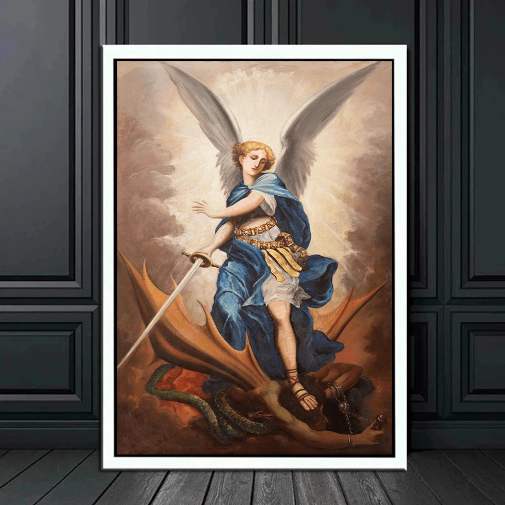 Arte Sacra em Tela: Arcanjo Miguel
