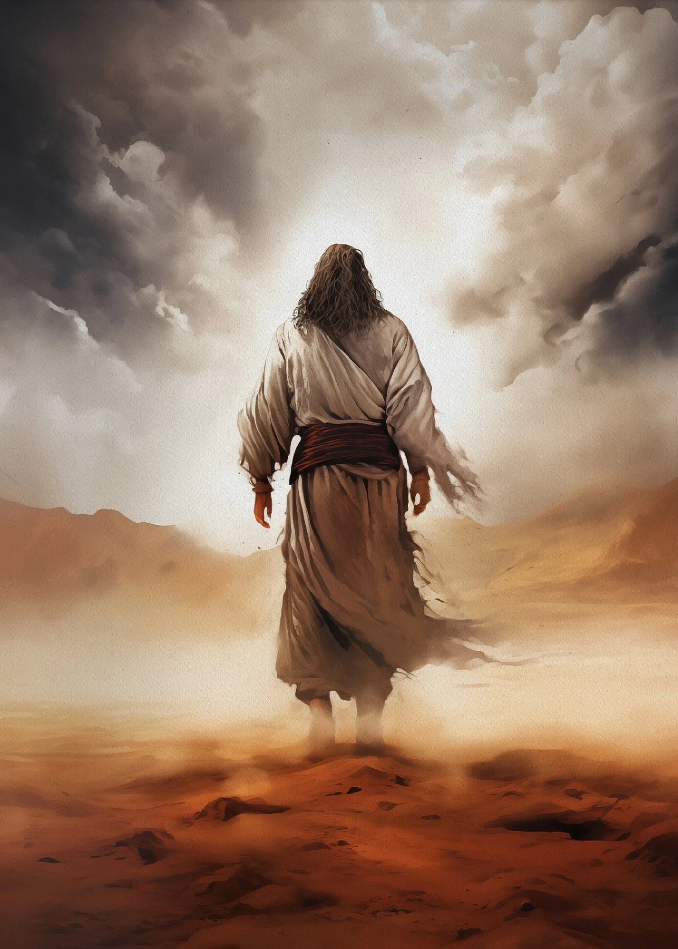 Arte Sacra em Tela - Jesus é o Cordeiro de Deus