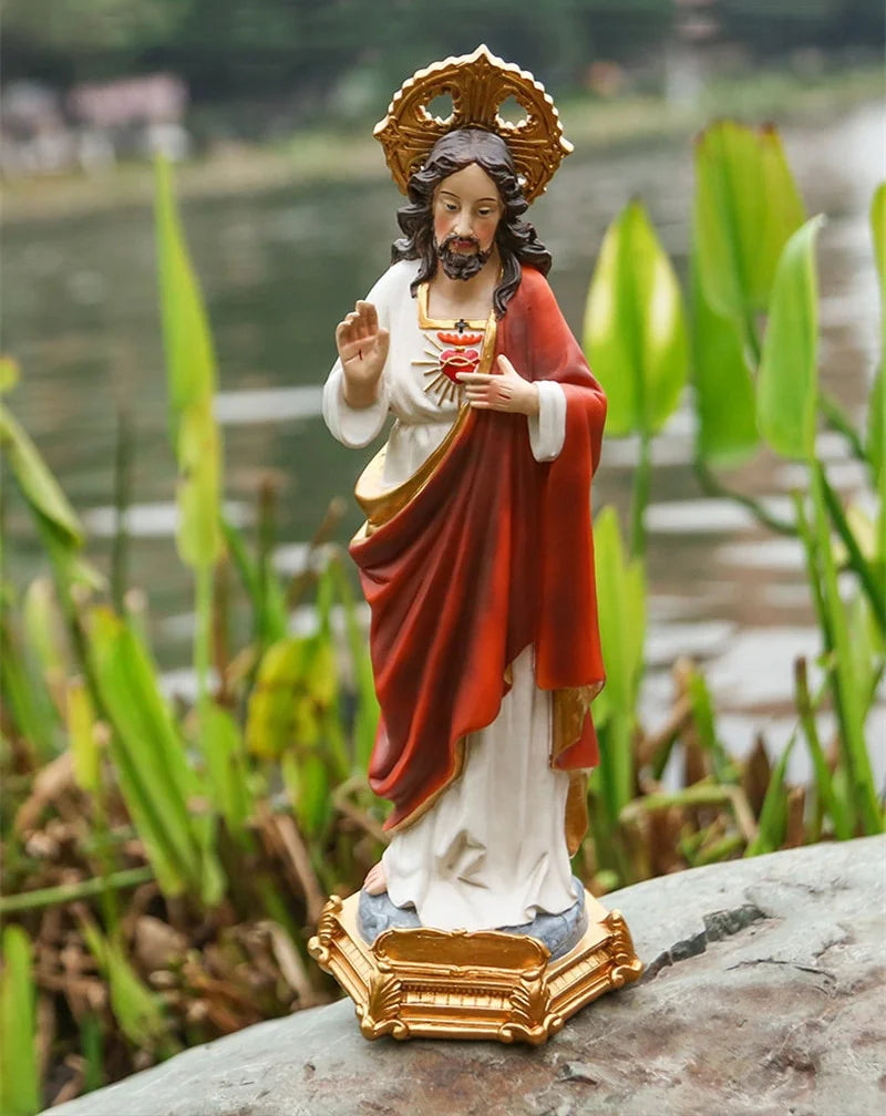 Imagem Sagrado Coração de Jesus em Resina - Beleza e Espiritualidade