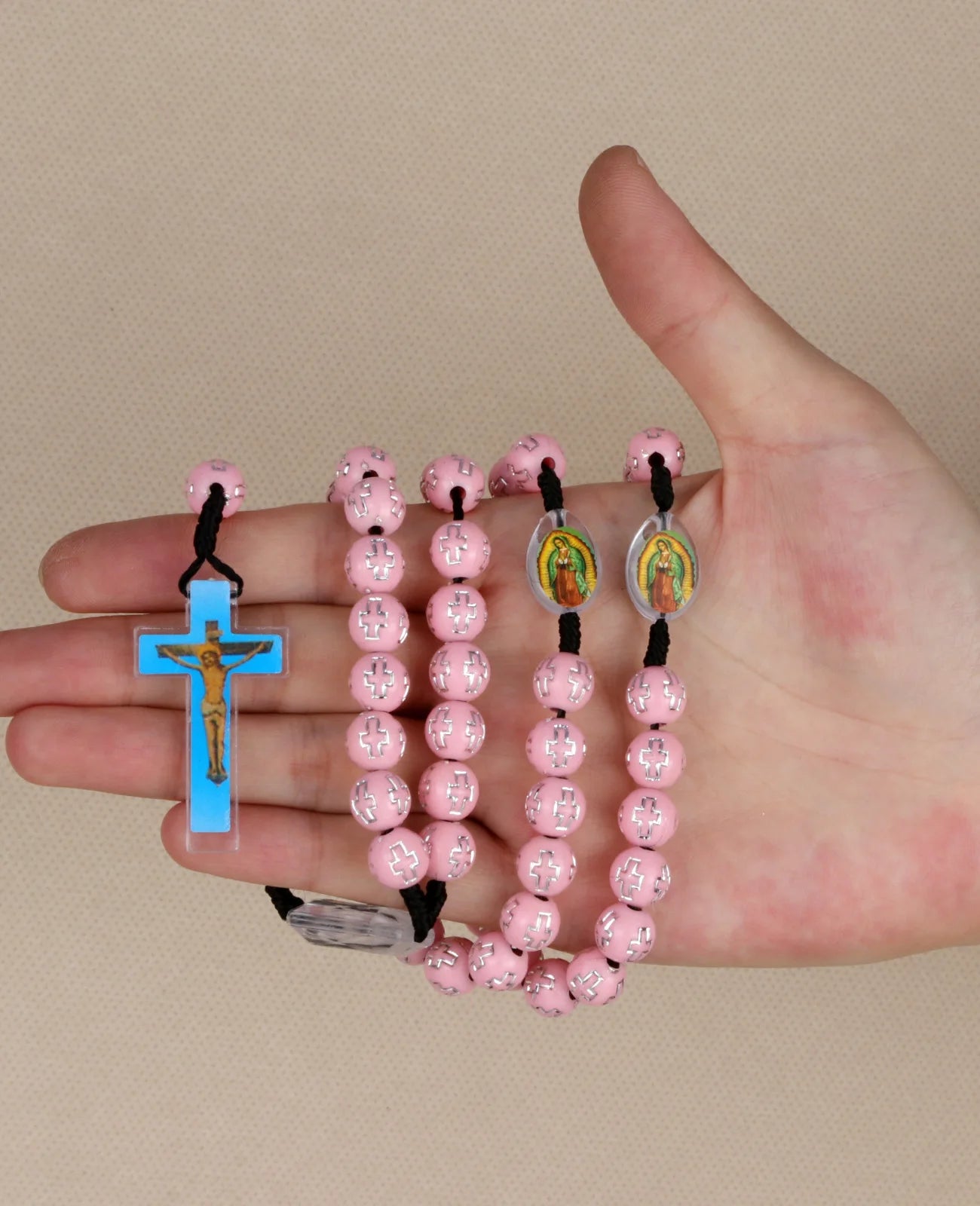 Terço com Imagem de Santos Católicos