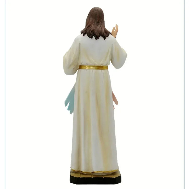 Imagem de Jesus Misericordioso em Resina - Decoração Católica