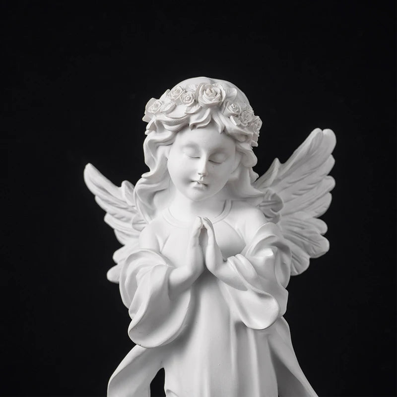 Escultura de Anjo Decorativa para Sala e Quarto