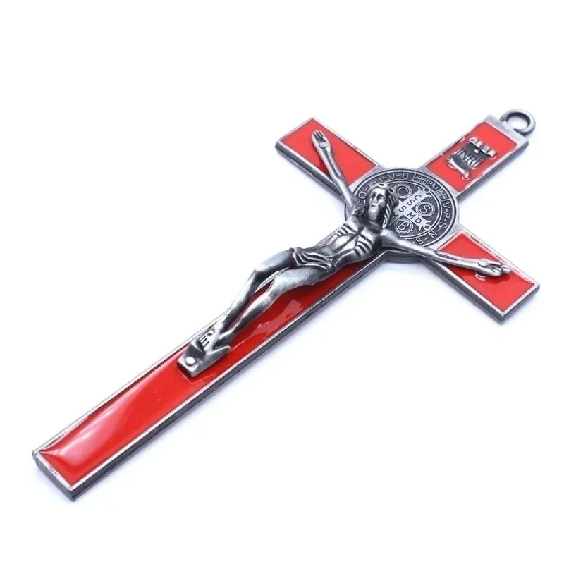 Jesus em pé Cruz Crucifixo Parede, Relíquias da Igreja, Casa Antiga, Decoração Capela, 1Pc