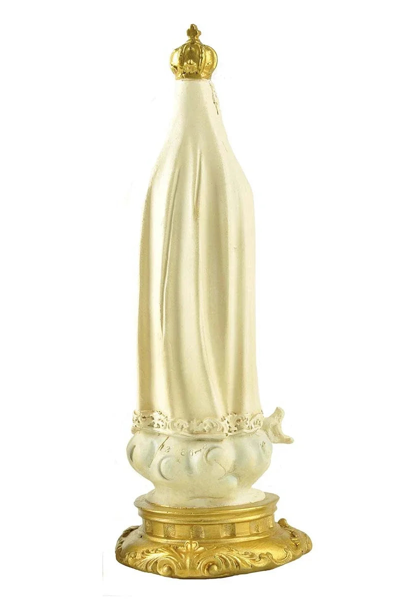 Imagem de Nossa Senhora de Fátima em Resina 20cm Base Redonda
