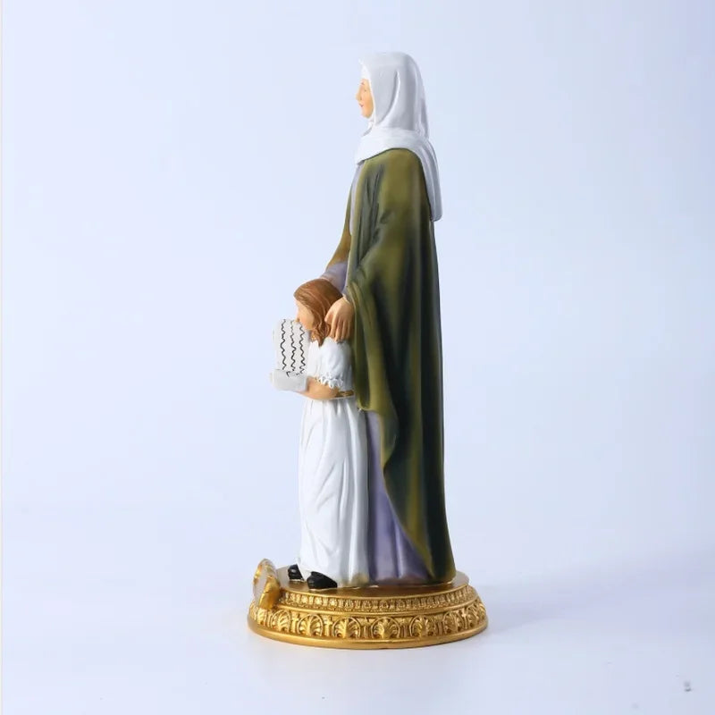 Imagem de Santa Ana com Maria - Arte Sacra em Resina