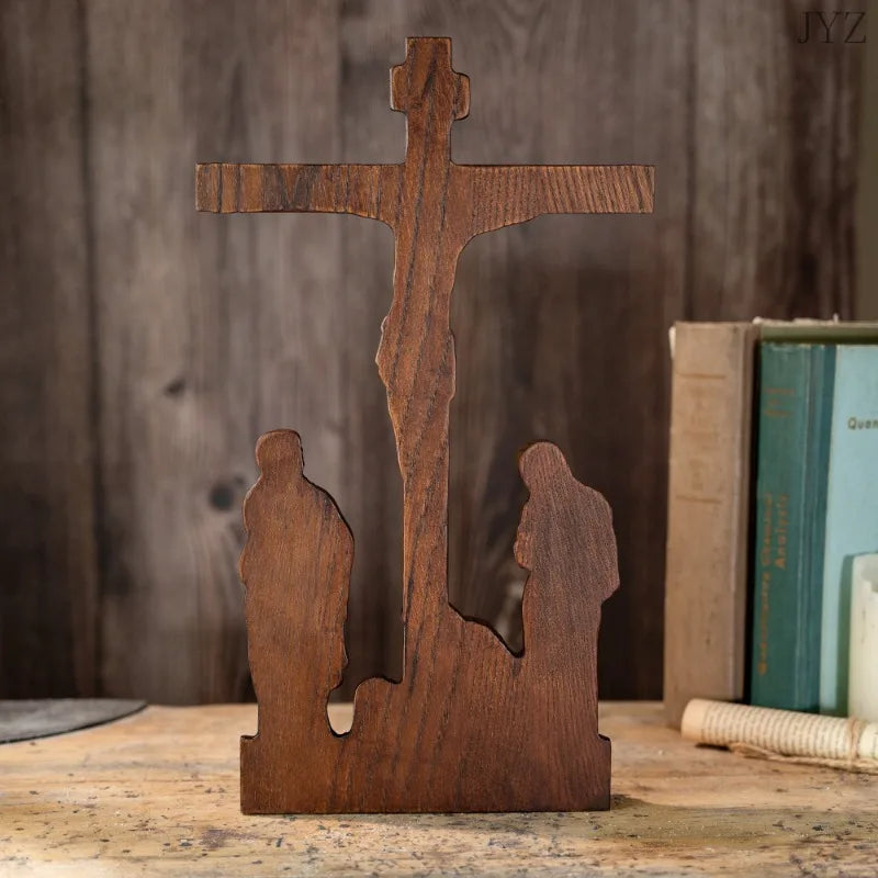 Crucifixo em Madeira Maciça