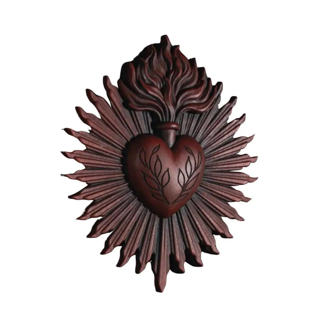 Placa de Parede Imaculado Coração de Maria – Arte e Devoção