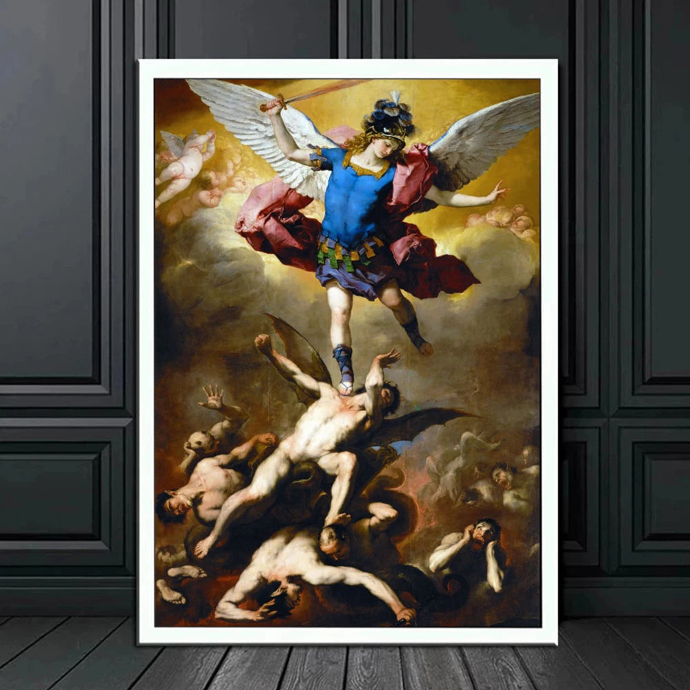 Arte Sacra em Tela: Arcanjo Miguel