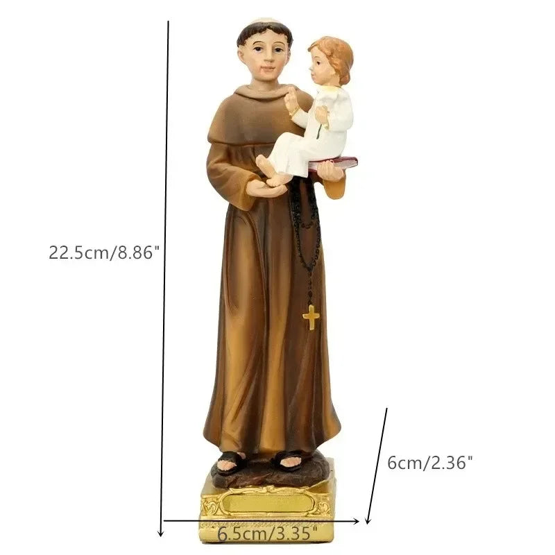 Estátua de Santo Antônio em Resina - 20/30cm