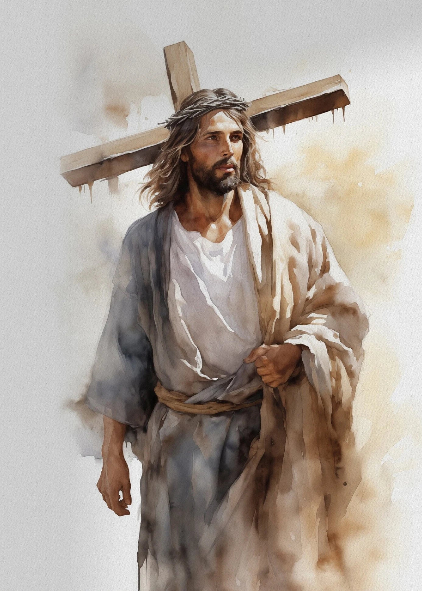Arte Sacra em Tela - Jesus é o Cordeiro de Deus