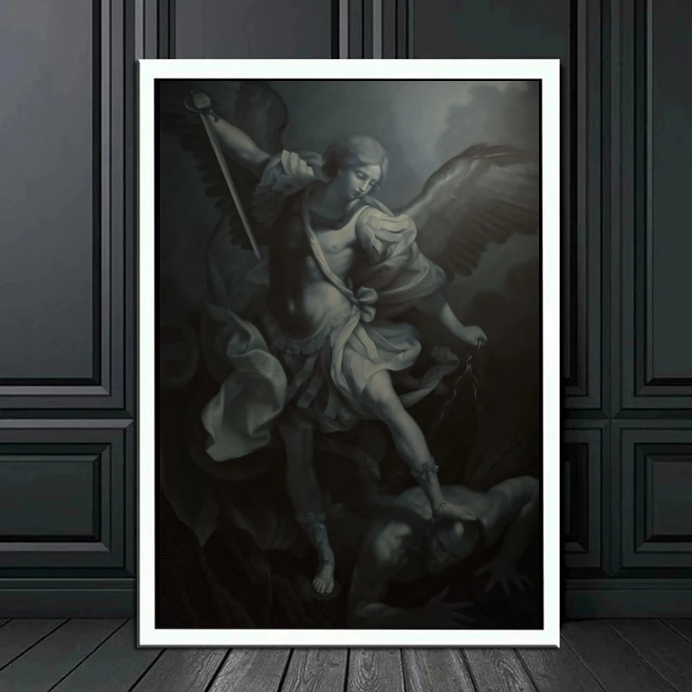 Arte Sacra em Tela: Arcanjo Miguel