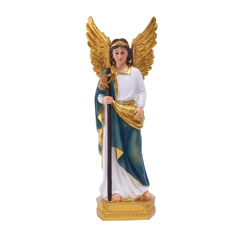 Imagens de São Gabriel e São Rafael em Resina