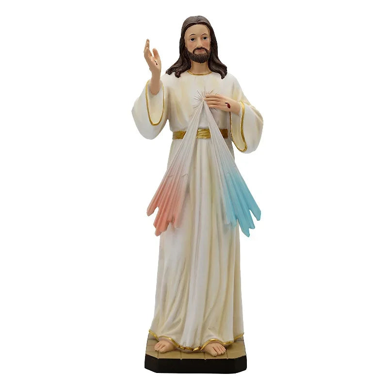 Imagem de Jesus Misericordioso em Resina - Decoração Católica