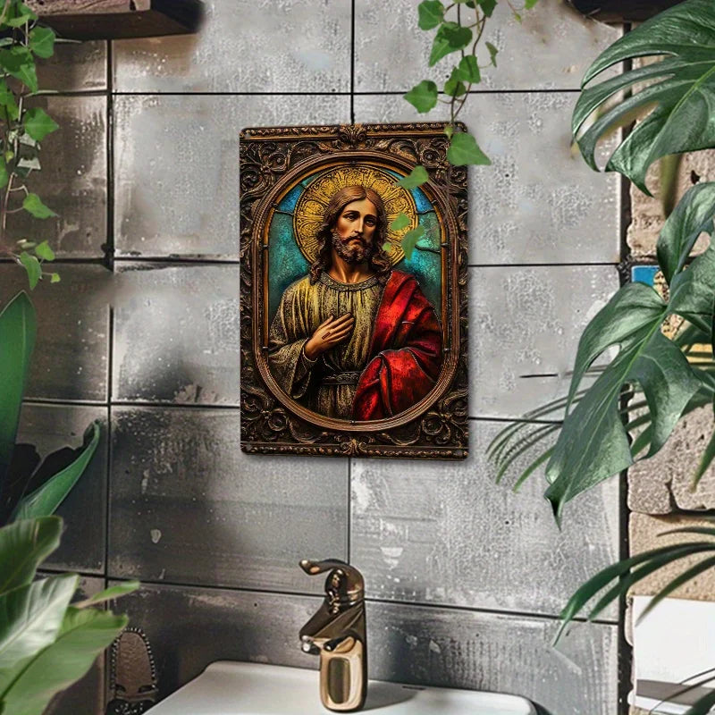 Placa Decorativa Jesus é o Senhor