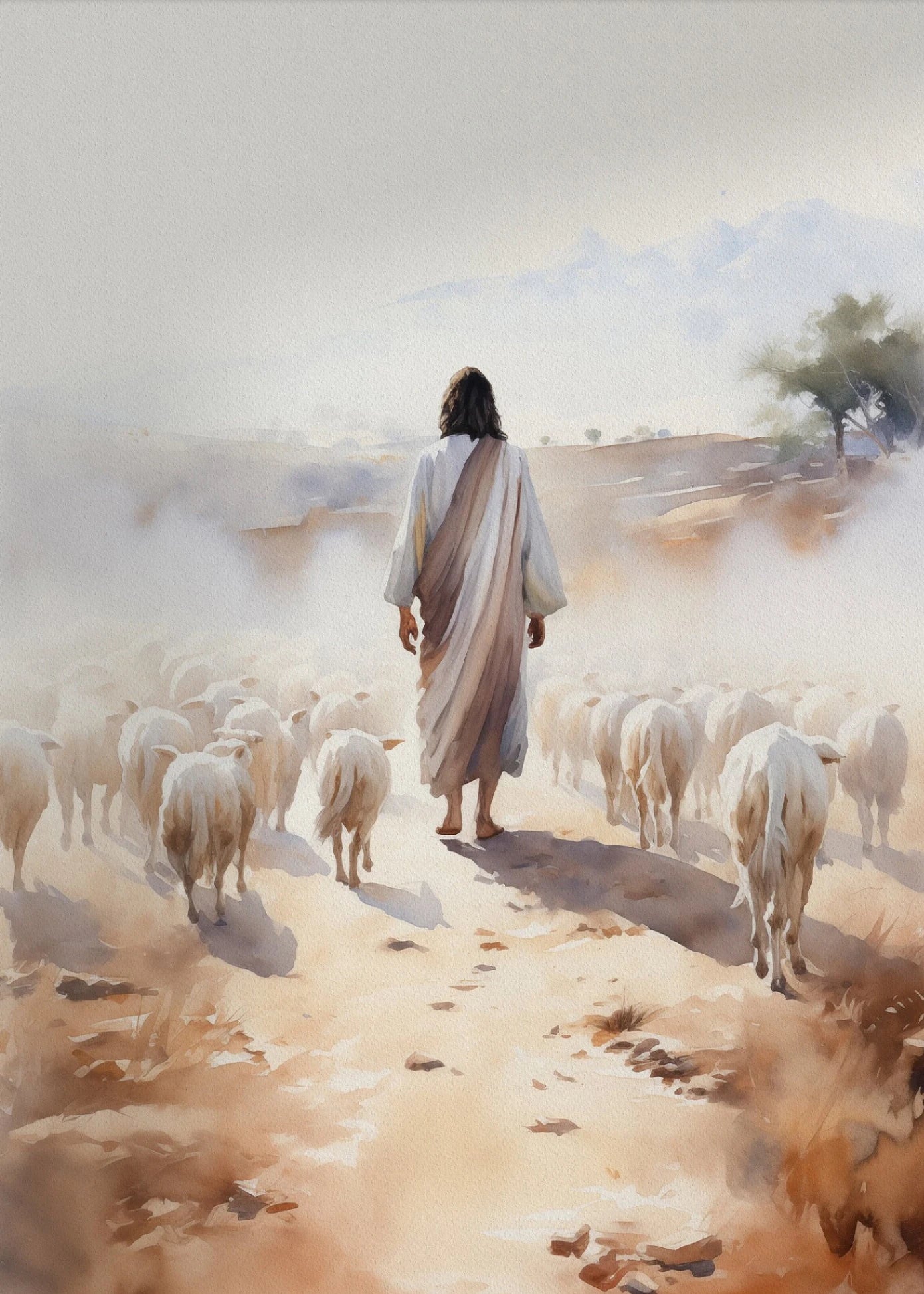 Arte Sacra em Tela - Jesus é o Cordeiro de Deus