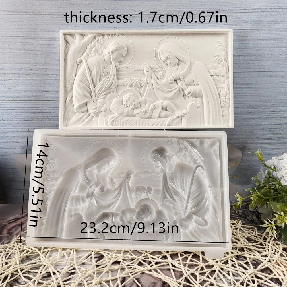 Molde de Silicone para Imagens Católicas