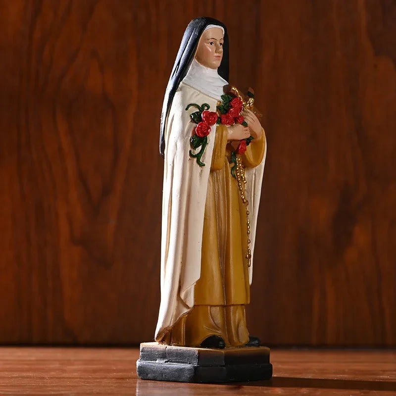 Imagem de Santa Teresinha do Menino Jesus em Resina 20,7 cm - Amor e Devoção