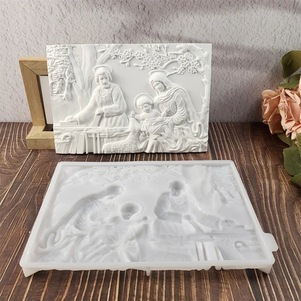 Molde de Silicone para Imagens Católicas