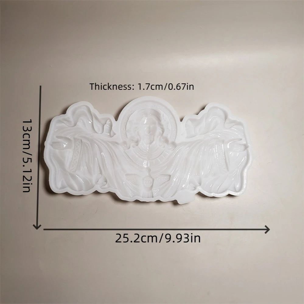 Molde de Silicone para Estatueta de Jesus - Espírito Santo