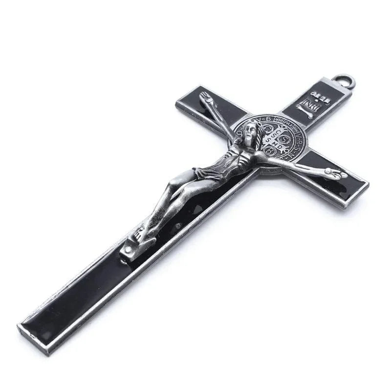 Jesus em pé Cruz Crucifixo Parede, Relíquias da Igreja, Casa Antiga, Decoração Capela, 1Pc