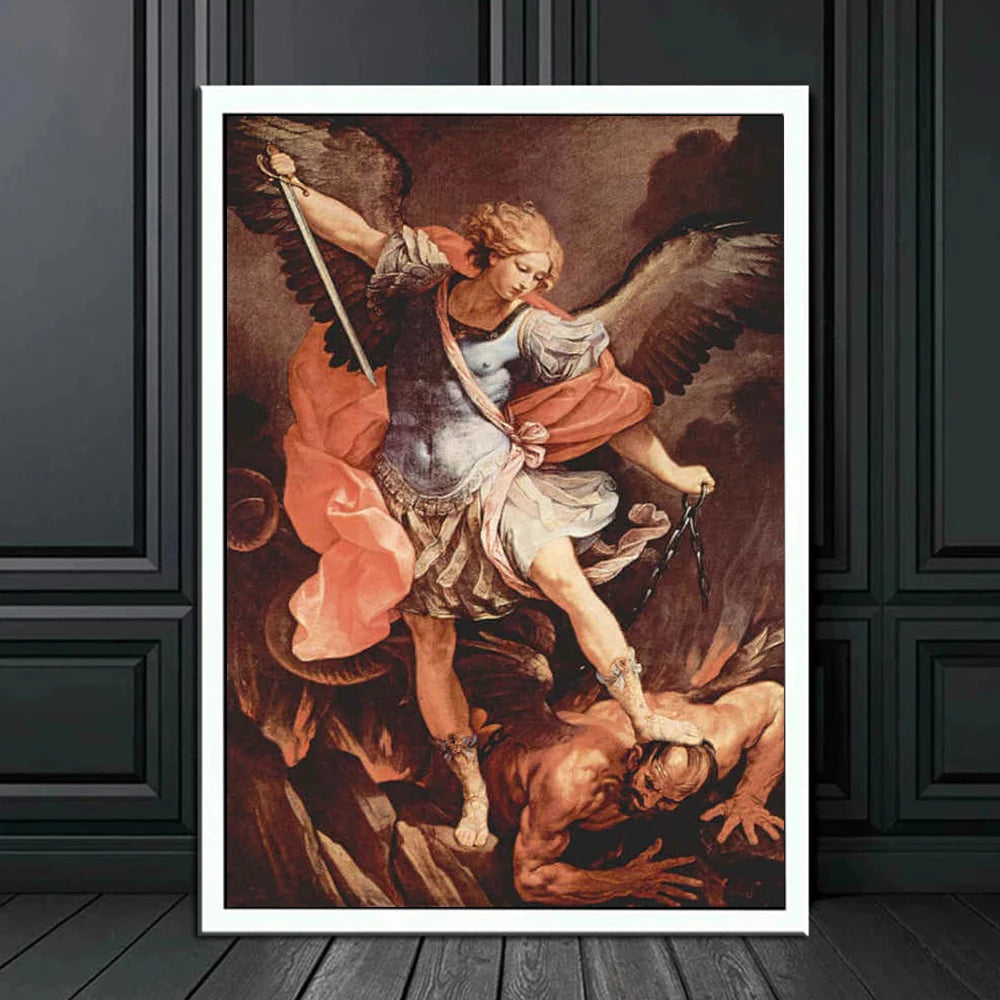 Arte Sacra em Tela: Arcanjo Miguel