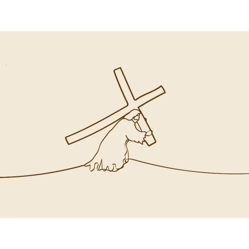 Pôsteres Bíblicos em Lona para Decoração Religiosa