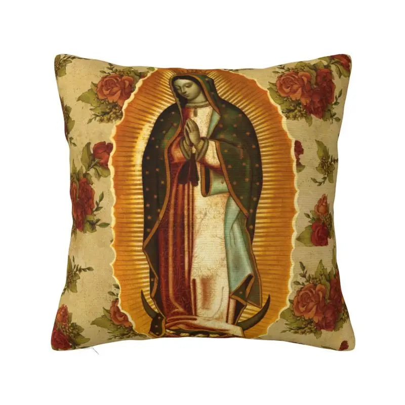 Capa de Almofada Católica Luxo - Sagrados Corações