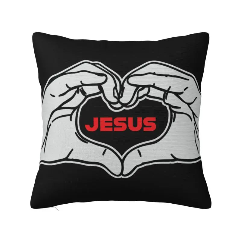 Capa de Almofada Religiosa - Jesus é o Caminho