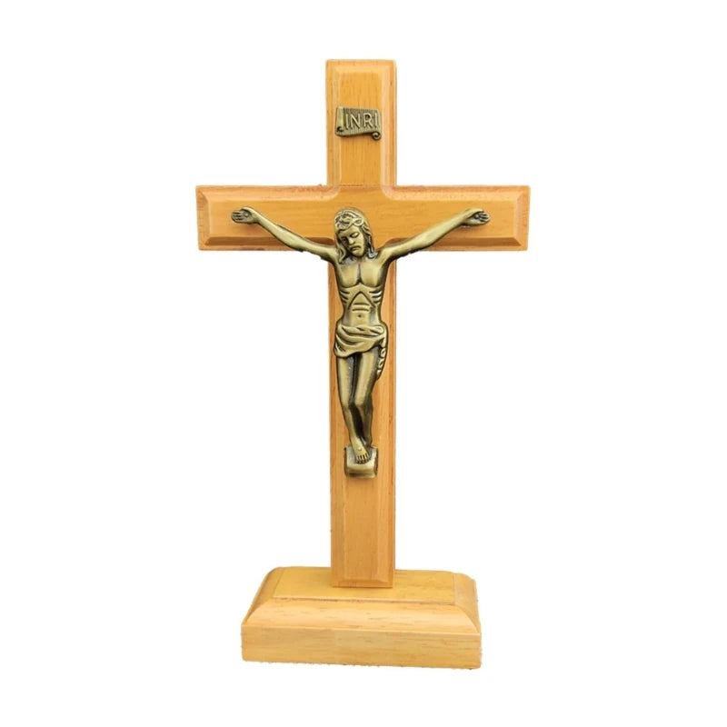 Crucifixo de Madeira INRI 20 cm