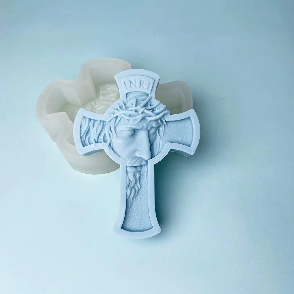 Molde de Silicone Cruz de Jesus - Arte Religiosa