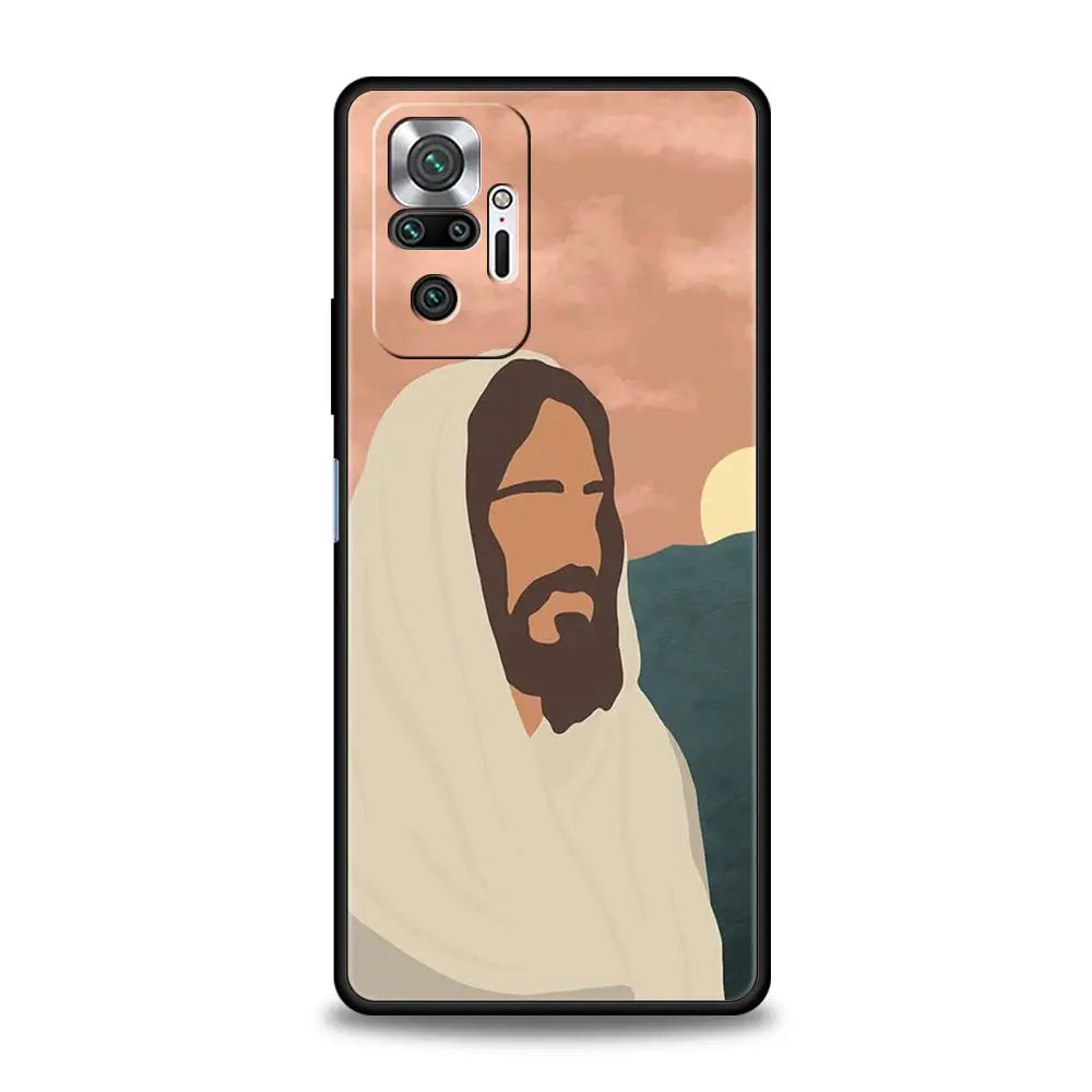 Capa Religiosa Cristã para Xiaomi Redmi - Proteção e Fé