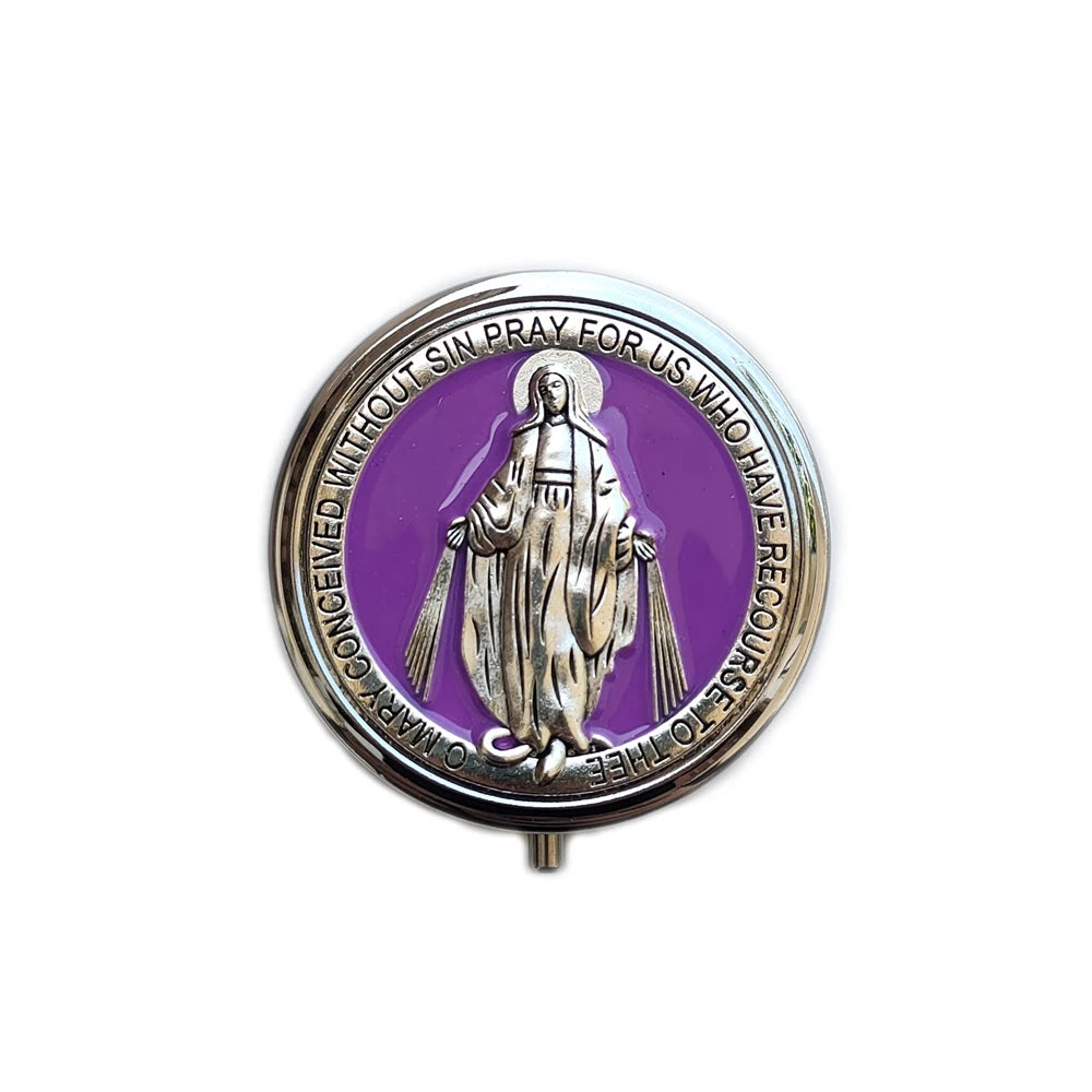 Caixa de Presente Religiosa - Porta Terço e Joias Religiosas