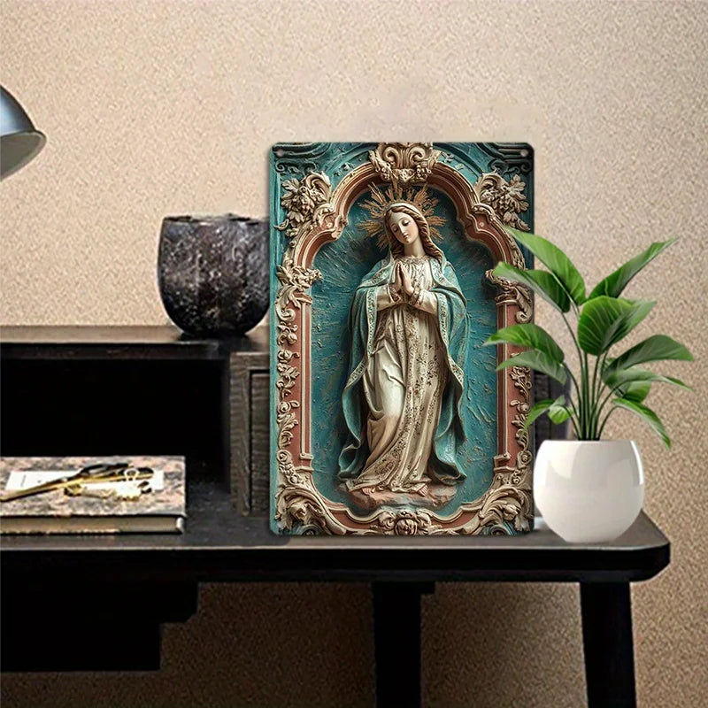 Placa Decorativa Nossa Senhora Orando