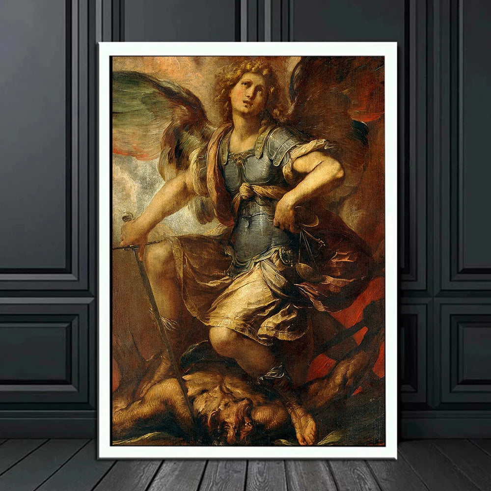 Arte Sacra em Tela: Arcanjo Miguel
