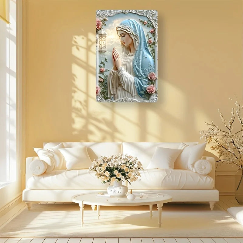 Placa Decorativa Nossa Senhora de Lourdes