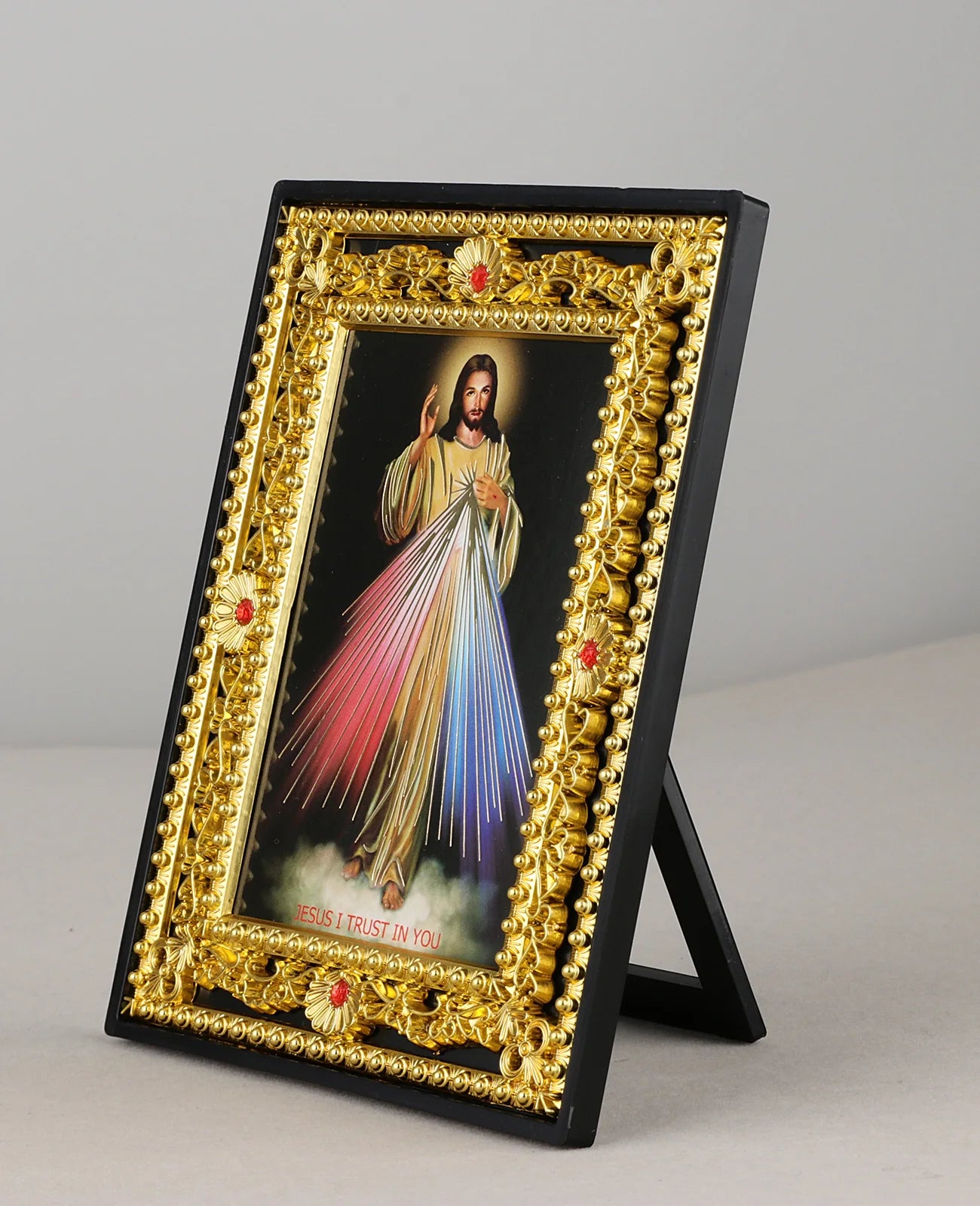 Moldura Decorativa Sagrada Família e Santos Católicos