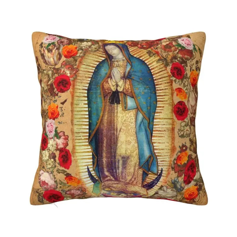 Capa de Almofada Católica Luxo - Sagrados Corações