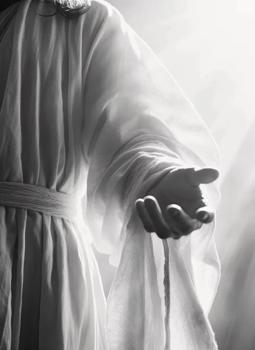 Preto e branco jesus fé cruz na colina cartaz impressão pintura em tela moderna religiosa arte da parede imagem para sala decoração casa